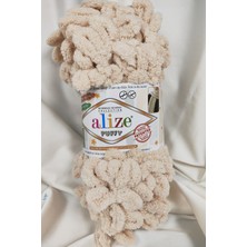 Alize Puffy Bal Köpüğü El Örgü Ipi 100GR. 9mt. (5'li Paket) - Renk: 310