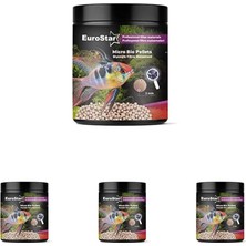 Eurostar Micro Bio Pelets Akvaryum Için Biyolojik Filtre Temizleme Malzemesi, 1 L (4 Paketi)