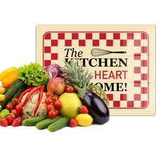 Reflexa Cam Kesme Tahtası "the Kitchen" Tasarımlı Çok Amaçlı 40 x 30 cm