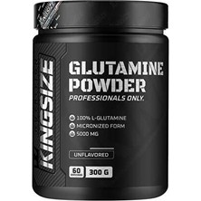 Kingsize Nutrition Glutamine Powder 300 gr Aromasız - Aromasız