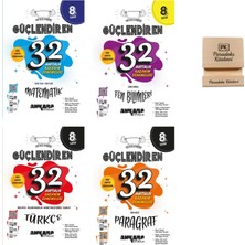 Ankara Yayıncılık Ankara Lgs 2027 8. Sınıf Matematik Fen Türkçe ve Paragraf 4lü Set Haftalık Denemeler + Telefon Standı