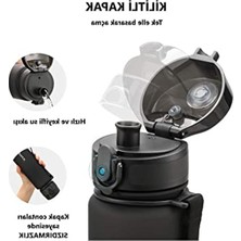 Aydogan's Koku Yapmayan 800ML Tritan Su Matarası, 25 cm Boy