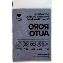 Aydogan's 3'lü Mikrofiber Araç Kurulama Seti - 40X40 cm Gri