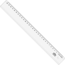 Aydogan's 30 cm Uzunlu Geniş Plastik Cetvel - Ölçüm Için Ideal