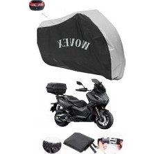 Aydogan's Su Geçirmez Motosiklet Brandası, Gri-Siyah Kombinasyonlu Örtü