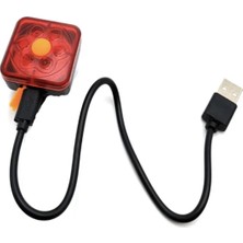 Moontime Alaçatı Xbyc 6120 Arka Işık USB Şarjlı 200MAH Bisiklet Arka Stop 2021