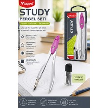 ArtMaster Pembe Metal Pergel 1 Adet Maped 119450 Pergel Seti Teknik Çizim Matematik Geometri Pergel Yedek Uçlu