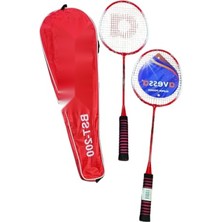 Aydogan's Badminton Raket Seti, Kırmızı Renk, Dayanıklı Tasarım