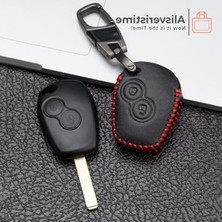 Aydogan's 2 Tuşlu Deri Anahtar Kılıfı (Dacia Logan, Sandero, Duster ile Uyumlu)