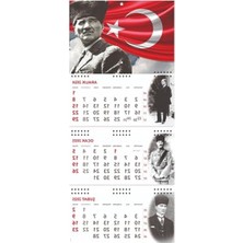 Aydogan's 2025 Atatürk Temalı Duvar Takvimi