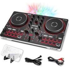 Aydogan's Dahili Işıklı Bluetooth Dj Kontrol Cihazı, Taşınabilir