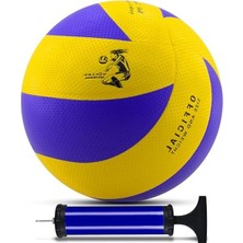 Aydogan's Voleybol Topu Seti, Pompalı, 8 Panel, Su Geçirmez Tasarım