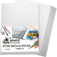 Aydogan's 50X70 cm Boyutunda 25 Li 100 gr Resim Kağıdı Kartonu