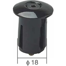 Moontime Alaçatı Bisiklet Gidon Tıpası Vidalı Plastik 18 mm