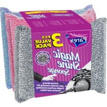 Aydogan's Uzun Süreli Kullanım Için Magic Shine Sünger - 3'lü Paket