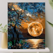 Aydogan's Numaralandırılmış Tuval Boyama Seti - 40X50 cm Fırça ve Boya Dahil