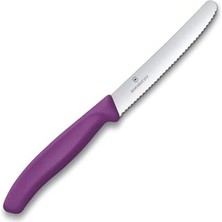 Aydogan's Victorinox Yemek Bıçağı Swiss Classic, 1 Adet, Mor, Isviçre Malı | Kahvaltı Bıçağı Olarak Da Ideal
