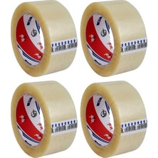 Aydogan's Şeffaf Koli Bandı, 45MM Genişlikte, 100 Metre Uzunlukta, 4 Adet