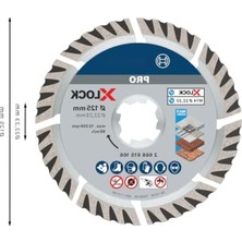 Aydogan's Evrensel Elmas Kesme Diski, 12,5 Cm, X-Lock