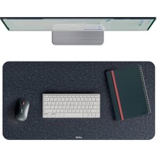 Aydogan's Gri Renkli Keçe Desk Mat, 36X70 cm Boyutunda Masanızı Korur