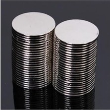 Aydogan's Neodyum Mıknatıs 50 Adet 15MM x 1mm Yuvarlak Güçlü Mıknatıs