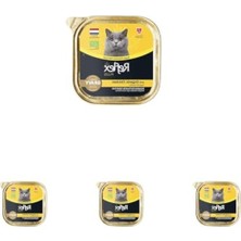 Aydogan's Organik Tavuklu Soslu Parçalar Yetişkin Kedi Maması 85 gr (4 Paket)