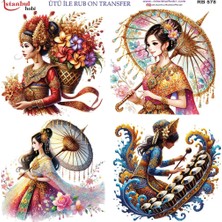 İstanbul Hobi Ütü ile Rub On Transfer Kağıdı 30X30CM RB-578