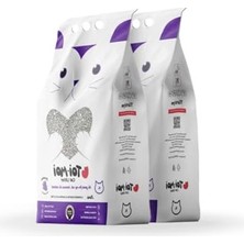Aydogan's 2'li Paket Bentonit Kedi Kumu 10 Lt, Tozsuz ve Koku Hapseden