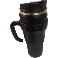 Aydogan's 1200 ml Kapasiteli Çelik Termos Bardak, Siyah