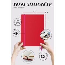 Aydogan's 21X29 cm Çizgili Sert Kapak Defter - Premium Kalite