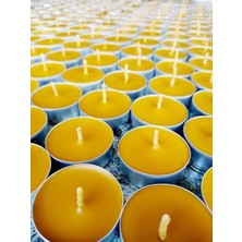 Aydogan's Petekoğlu (12 Adet) Tealight Doğal Petek Balmumu Mum Standart Boy Beeswax Candle          [enerji Sınıfı A+]