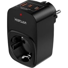 Aydogan's Akım Korumalı Priz, USB ve Type-C Girişi ile 16A Duvar Tipi