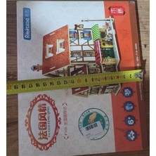 Exe 1 Adet Ahsap Yapboz Puzzel Ev Tahta 35 Parça 15X10.5X18.5 cm Yapılmış Hali