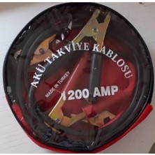 Akü Takviye Kablosu 50MM2 1200 Amper 2.3 mt Çantalı