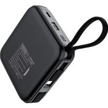 BP14 10000 Mah Dijital Ekranlı Dahili Kablolu Powerbank