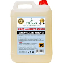 Terlans Inşaat Sonrası Harç Çimento Temizleyici ve Kireç Sökücü 5 kg Cement Lime Remover