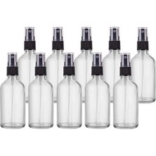 Paradise 10 Adet 50 ml Cam Yeniden Doldurulabilir Sprey Kolonya Boş Parfüm Şişesi