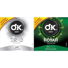 Okey Zero 45'li Prezervatif ve Okey Rötar 45'li Prezervatif
