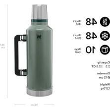Aydogan's Kaliteli Vakumlu Çelik Termos - 1.4 Litre, 48 Saat Isı Koruma
