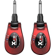 AyrStore Xvive U2 Red Gitar Telsiz Sistemi Çanta Hediyeli