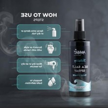Aydogan's Deniz Tuzu Saç Spreyi - 200 Ml, Doğal Dalgalar