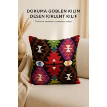 Dokuma Goblen Kilim Desen Kırlent Kılıf