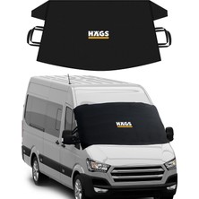 Haegs Buz ve Kar Önleyici Araç Ön Cam Örtüsü Brandası / Ağır Hizmet Tipi 600D Oxford Kumaş