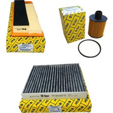 Moontime Alaçatı Fiat Linea Euro 5 1.3 Multijet 16V Filtre Bakım Seti - Model 2012-2018