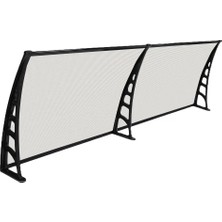 Moontime Alaçatı Crocus Kapı Pencere Üstü Pratik Sundurma 80X240 cm - Şeffaf