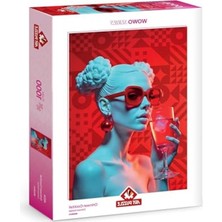 Aydogan's Crimson Kokteyl Temalı 1000 Parça Puzzle Seti