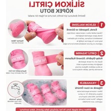 Aydogan's Köpek Ayakkabısı 4’lü Set Su Geçirmez Kaymaz Tabanlı Köpek Botu Küçük Orta Irk Köpekler Için Koruyucu Patik Yağmur Kar Çamur Için Dayanıklı Evcil Hayvan Ayakkabısı Pembe (Large)