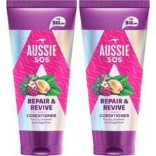 Sos Repair &amp; Revive Kuru, Yıpranmış ve Hasar Görmüş Saçlar Için Saç Kremi 350ML (2 Pake