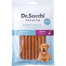 Dr.sacchi Premium Ördekli Çubuk Tahılsız Köpek Ödülü 5" 11-13 gr 10'lu
