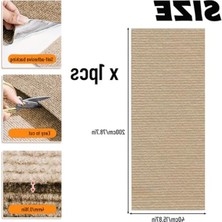 Aydogan's Kendinden Yapışkanlı 40 x 200 cm Kedi Tırmalama Halısı, Kesilebilir